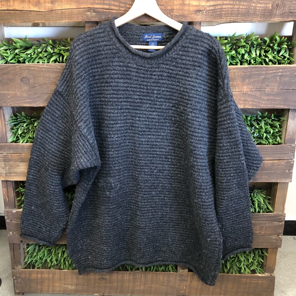 Paul James 100% Pure Wool Thick Heavy Sweater